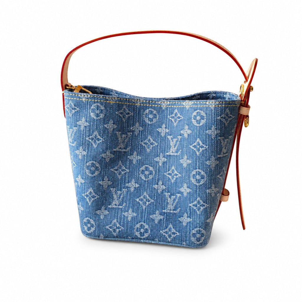 Louis Vuitton All In Denim Blue Handbag
