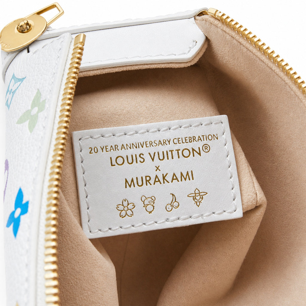 Louis Vuitton Side Trunk Medium Leather White Handbag