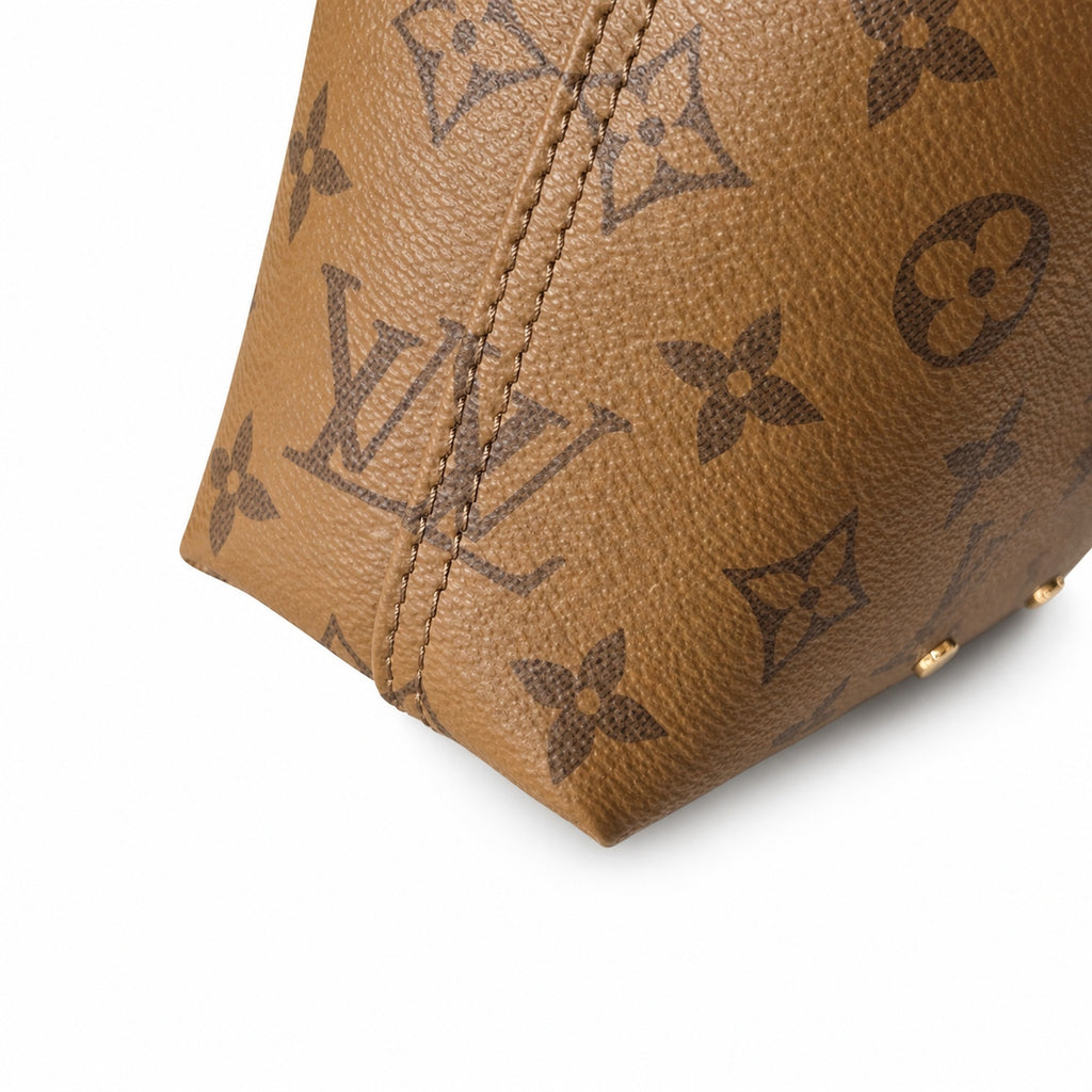 Louis Vuitton Atlantis Canvas Leather Yellow Handbag