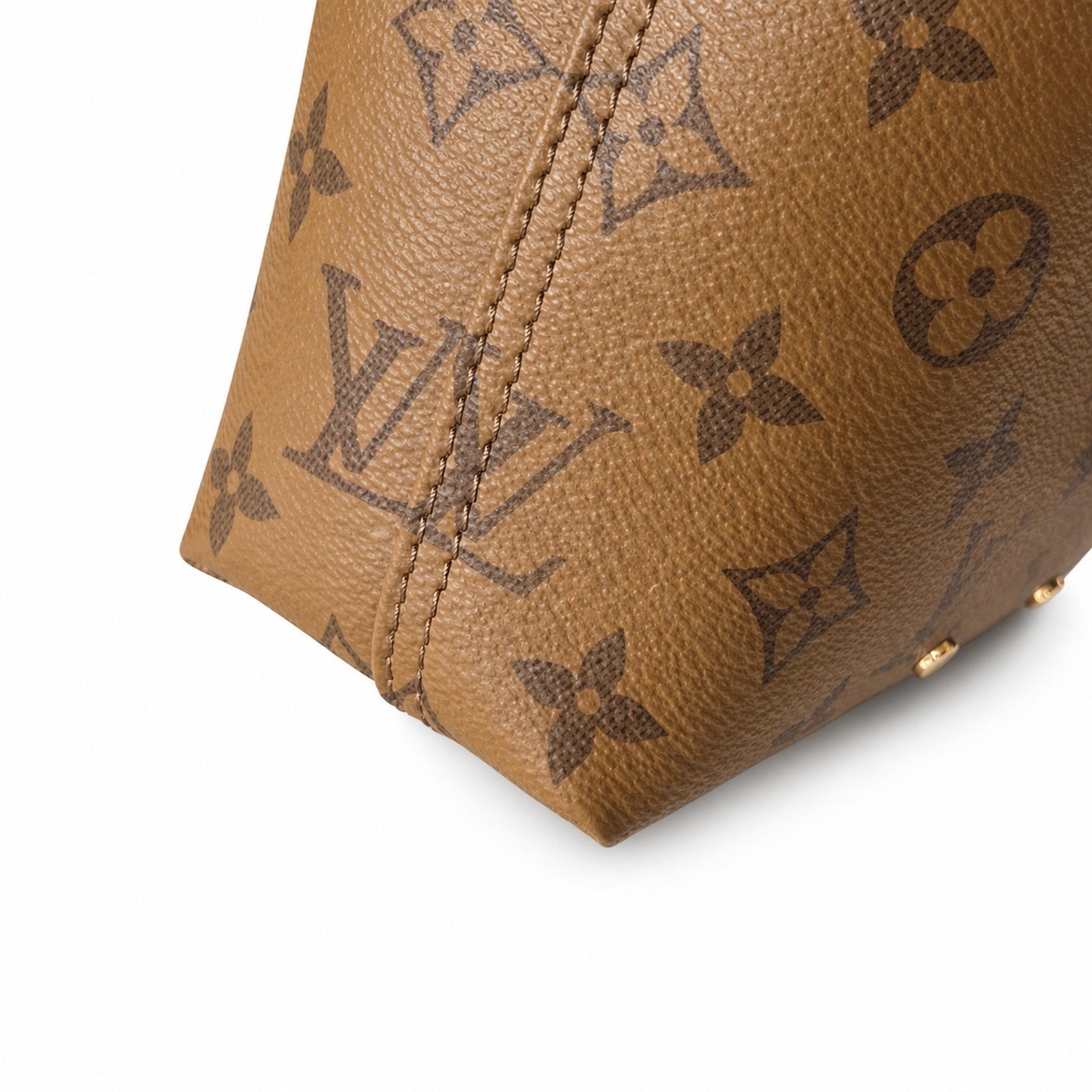 Louis Vuitton Atlantis Canvas Leather Yellow Handbag