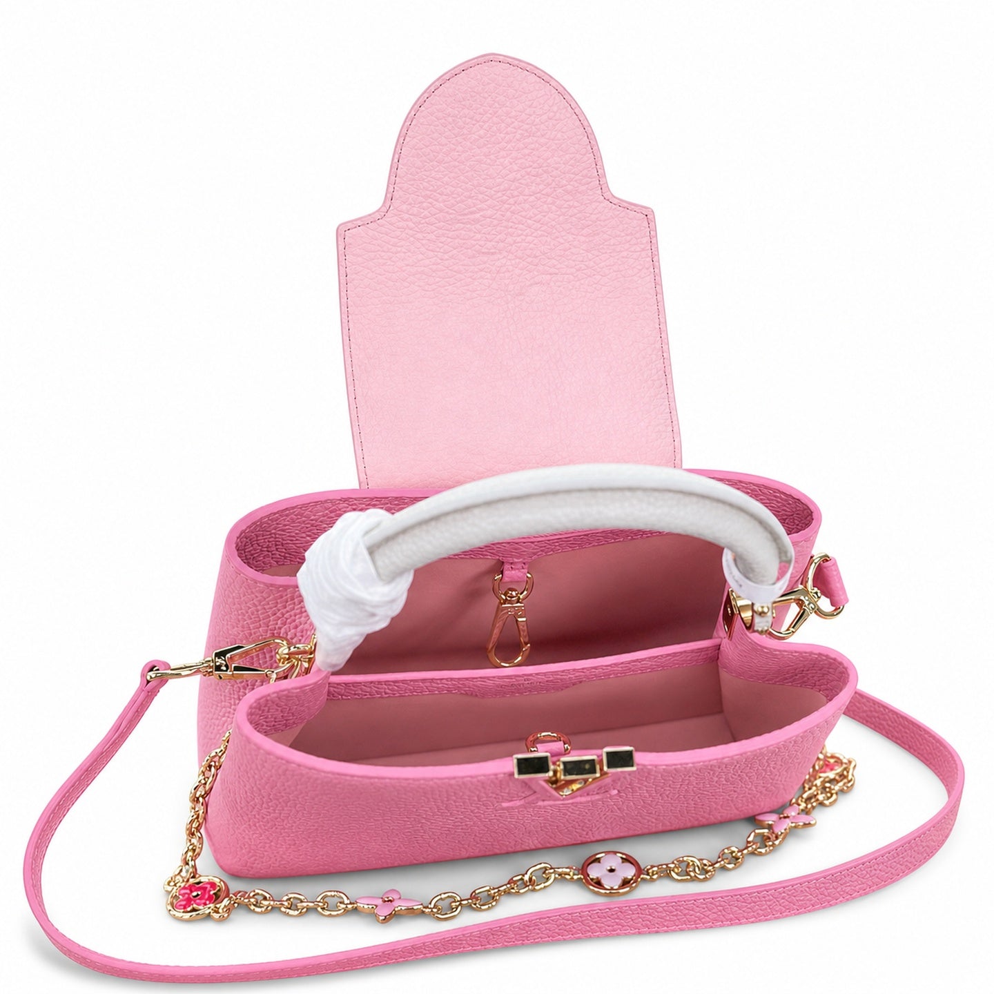 Louis Vuitton Capucines Small Pink Handbag