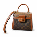 Louis Vuitton Dauphine Canvas Leather Handbag