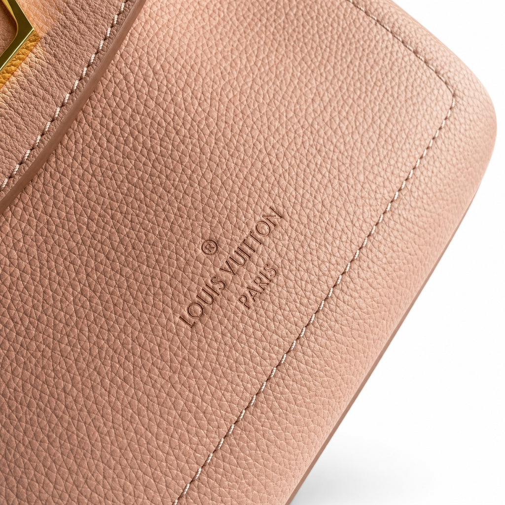 Louis Vuitton LockMe Mini Leather Pink Handbag