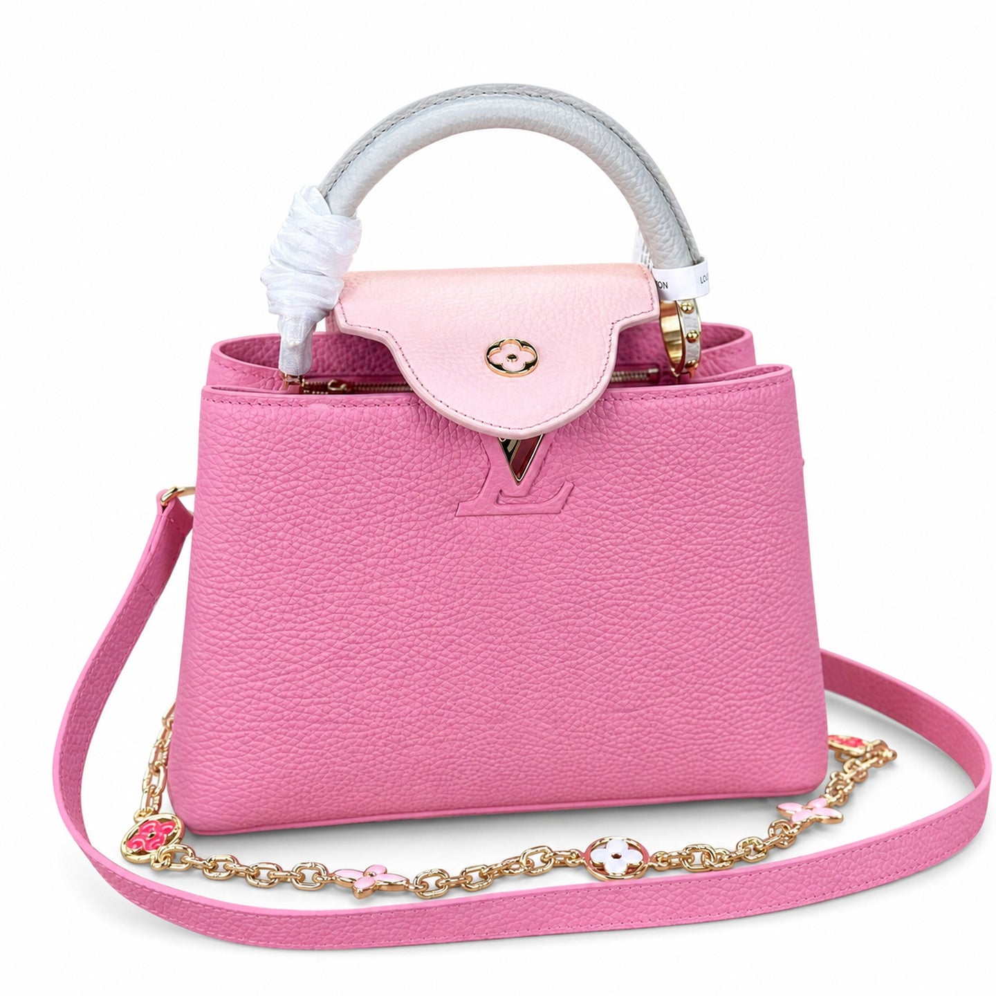 Louis Vuitton Capucines Small Pink Handbag