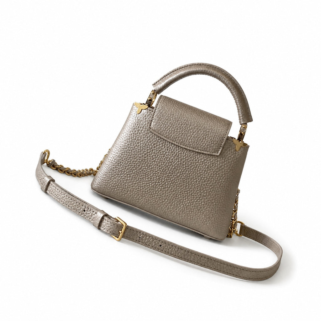 Louis Vuitton Capucines Mini Leather Handbag