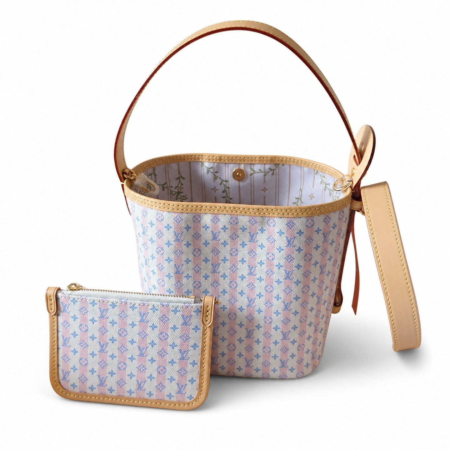 Louis Vuitton All In Mini Canvas Leather Handbag