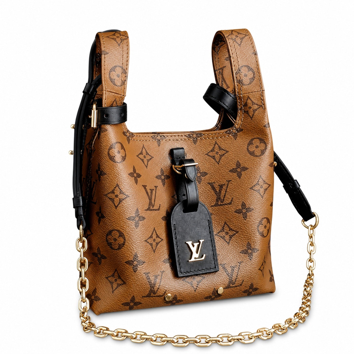 Louis Vuitton Atlantis Canvas Leather Handbag