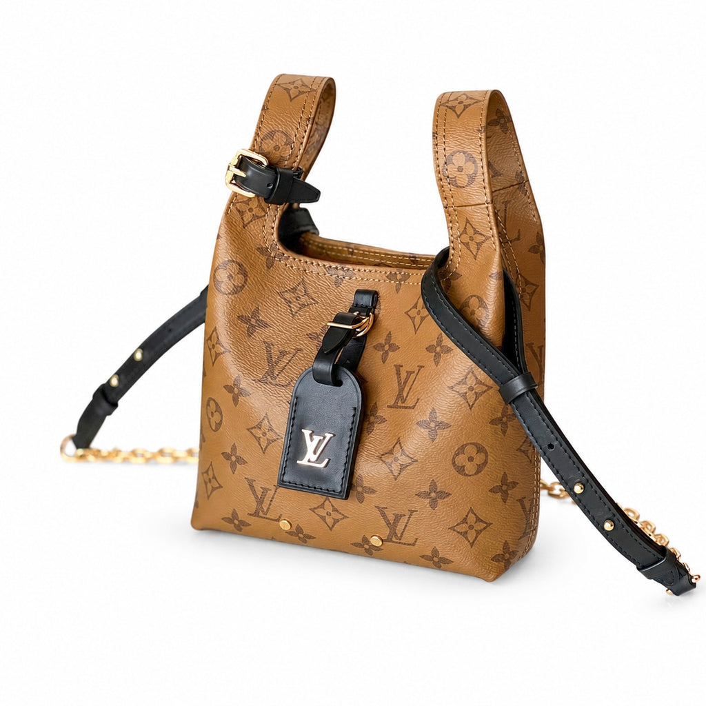 Louis Vuitton Atlantis Canvas Leather Yellow Handbag