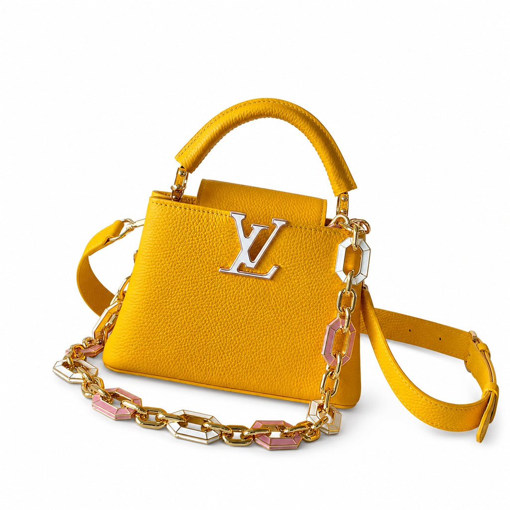 Louis Vuitton Capucines Small Leather Handbag