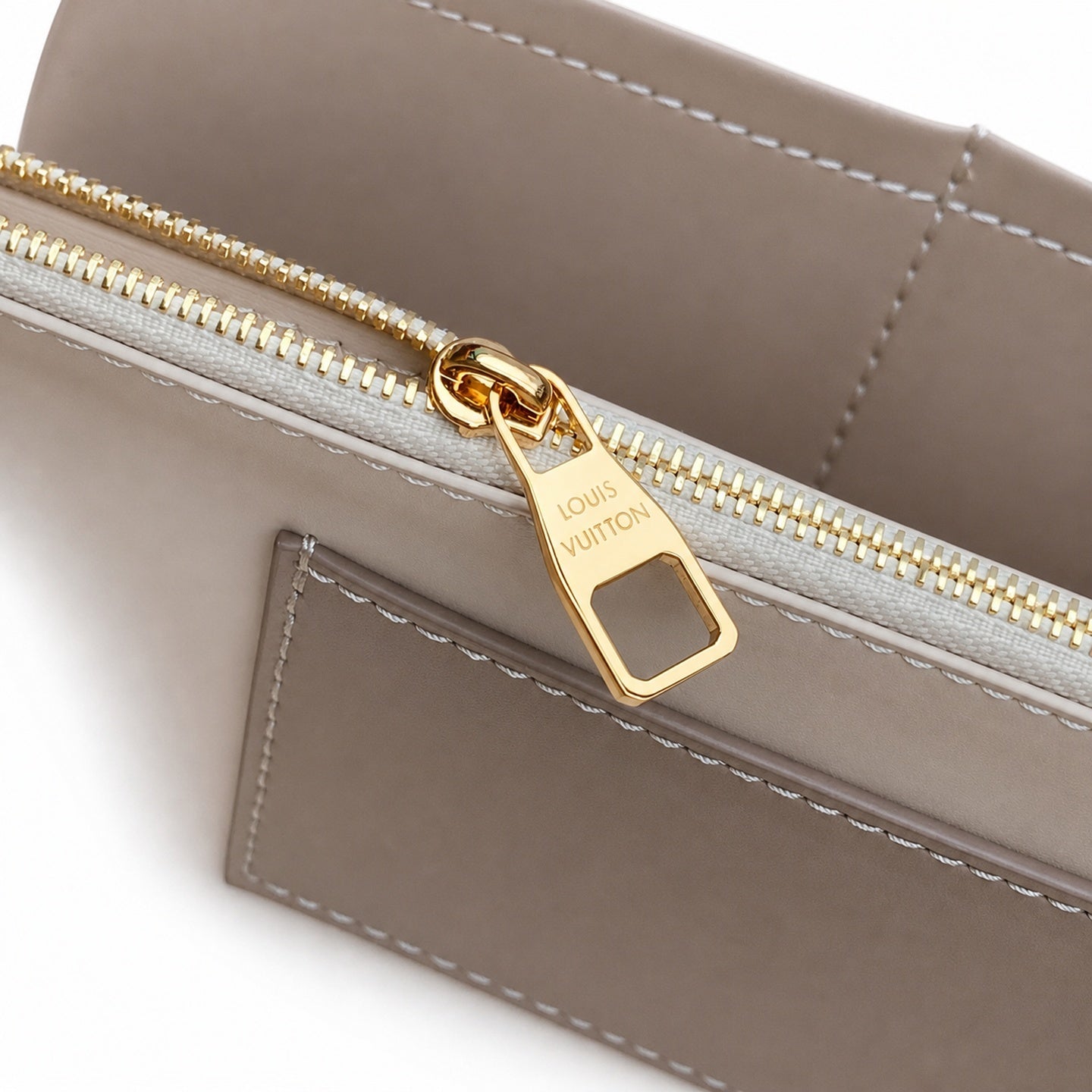 Louis Vuitton Capucines Mini Leather Gray Handbag