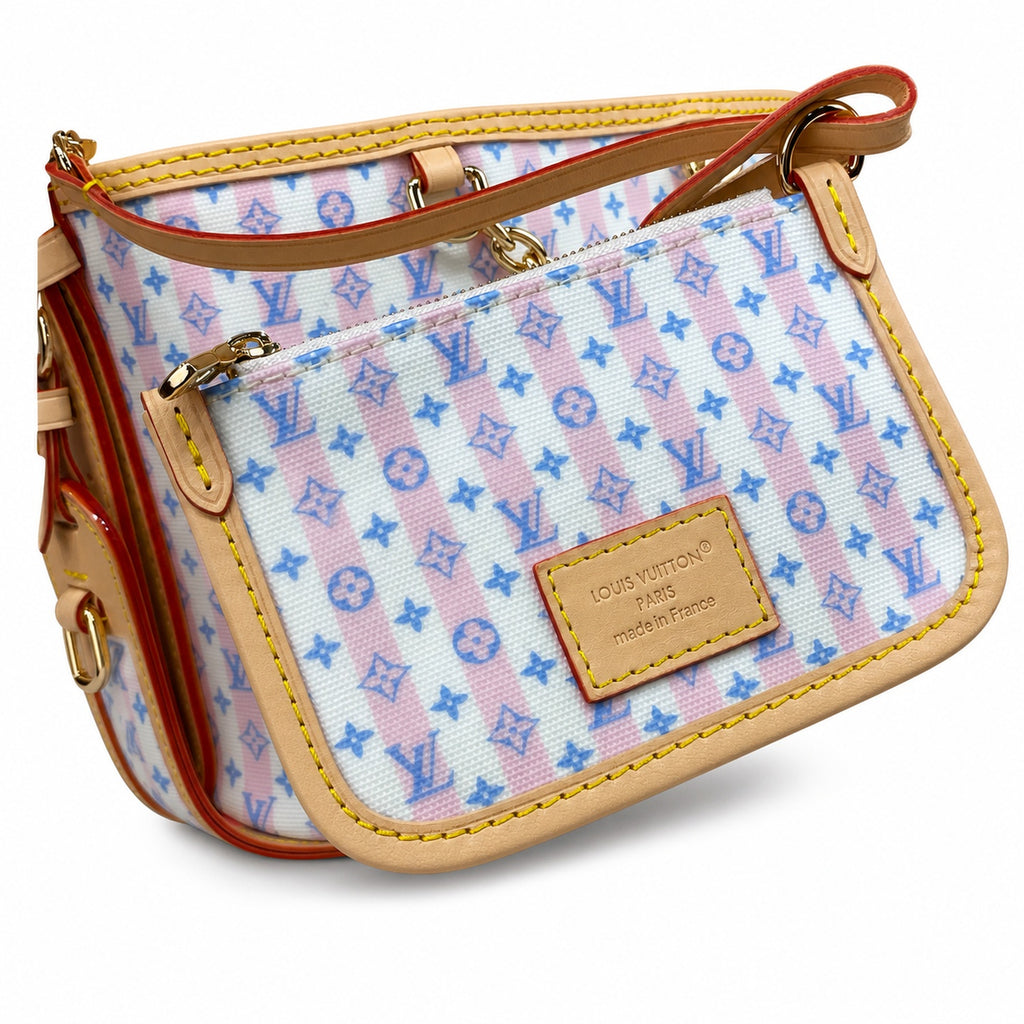 Louis Vuitton All In Mini Canvas Leather Pink Handbag