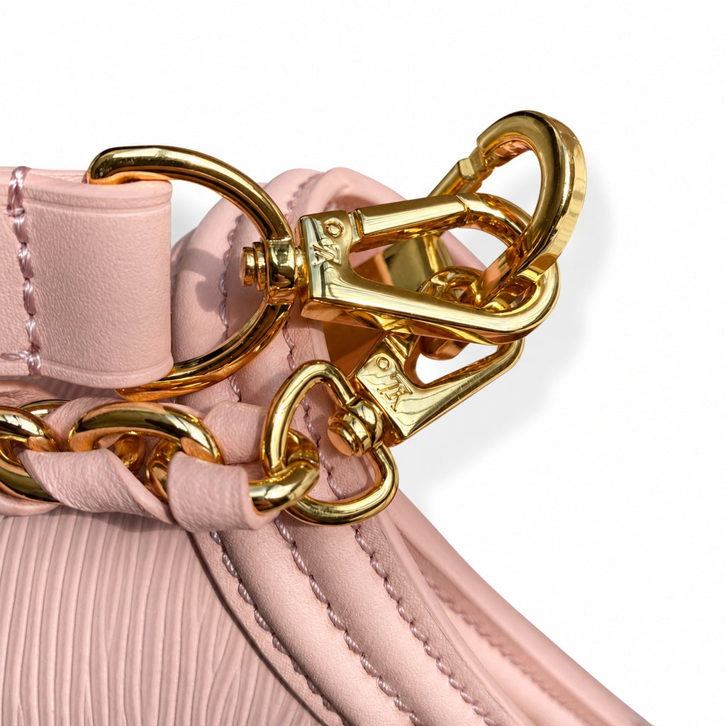 Louis Vuitton Dauphine Medium Leather Pink Handbag