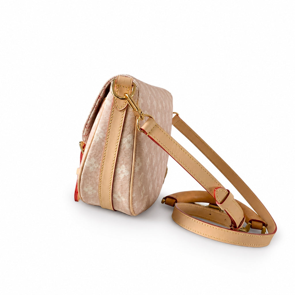 Louis Vuitton Grace Coddington Canvas Leather Handbag
