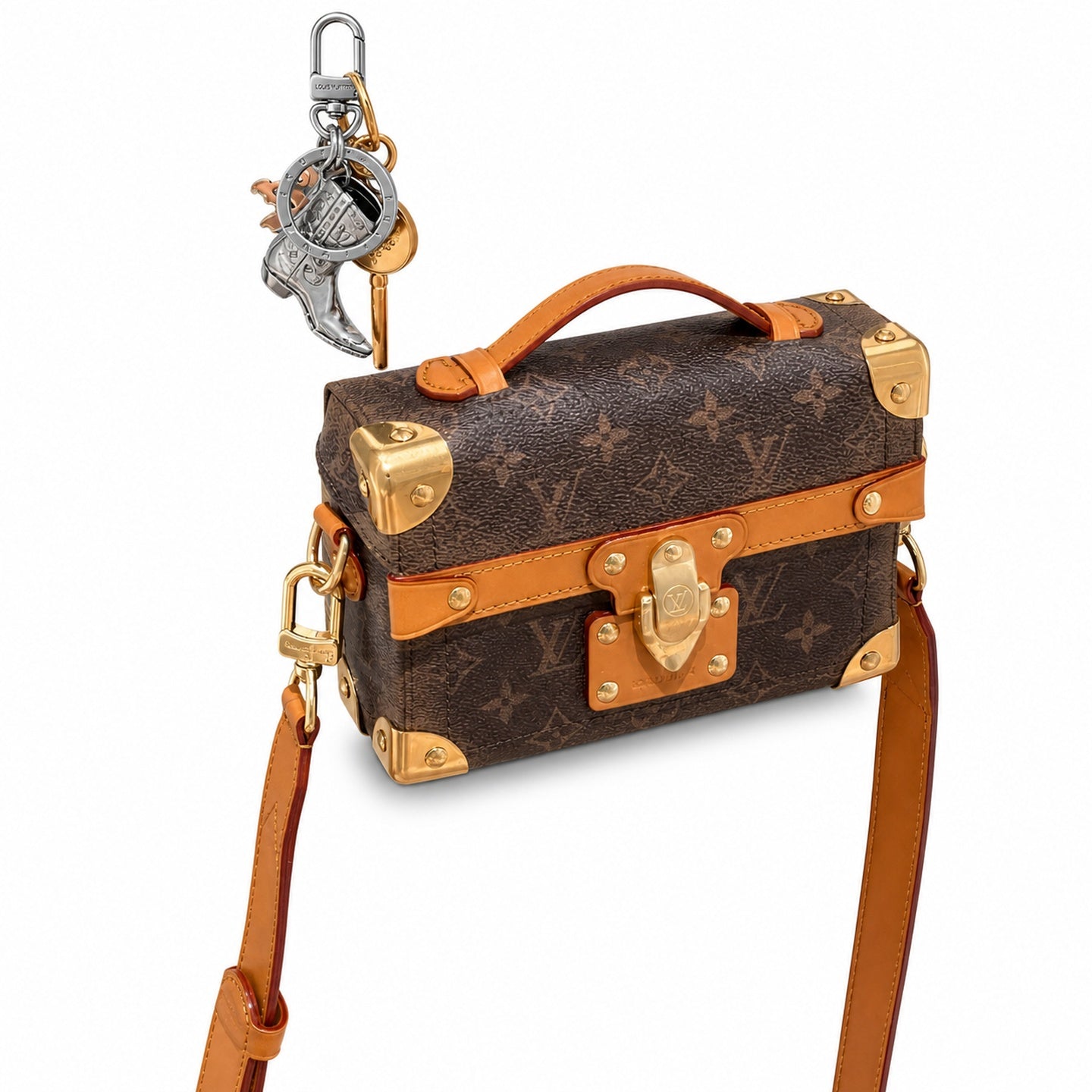 Louis Vuitton Canvas Leather Handbag