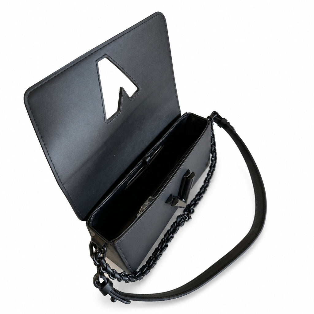 Louis Vuitton Twist Leather Black Handbag