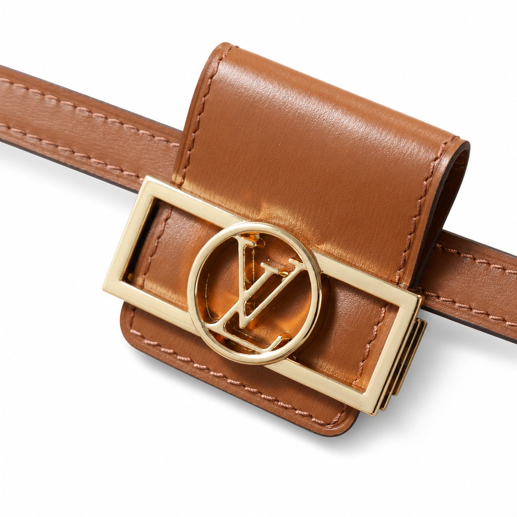 Louis Vuitton Dauphine Canvas Leather Handbag