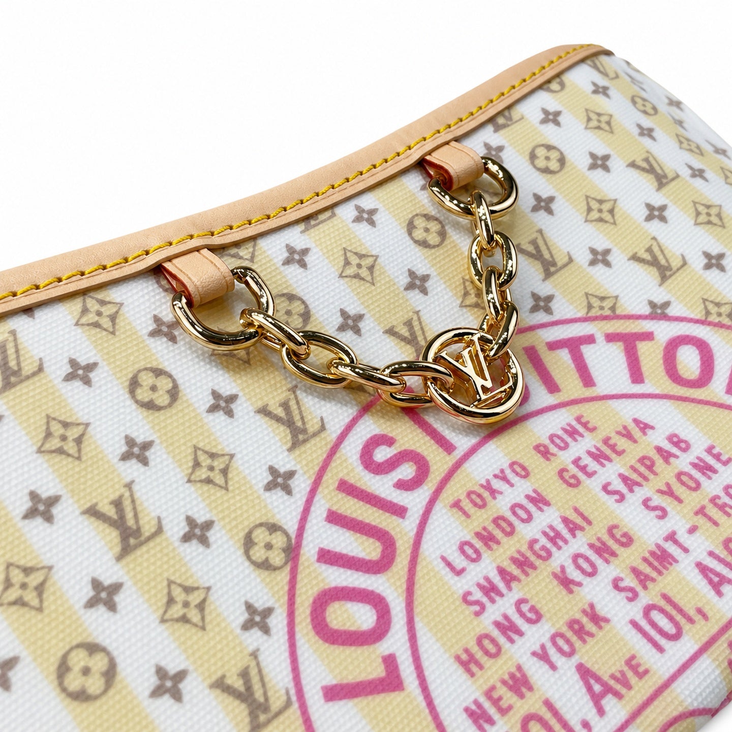 Louis Vuitton CarryAll Mini Canvas Leather Handbag