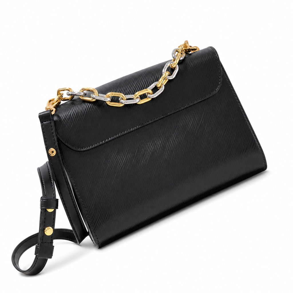 Louis Vuitton Twist Medium Gold Silver Handbag
