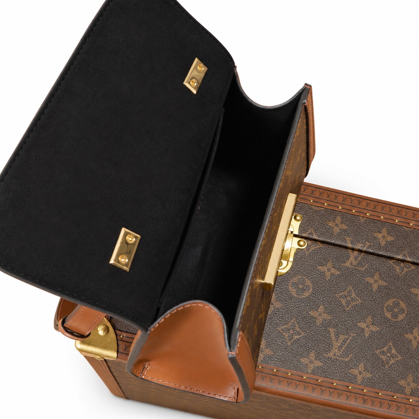 Louis Vuitton Dauphine Canvas Leather Handbag
