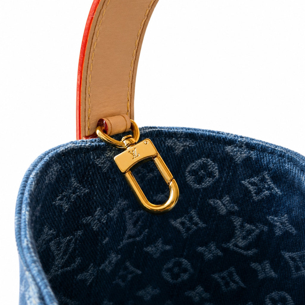 Louis Vuitton All In Denim Blue Handbag