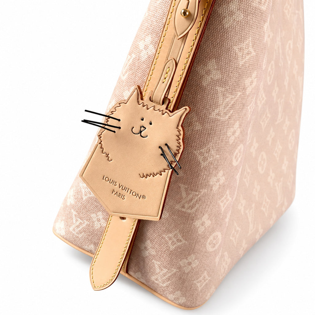 Louis Vuitton All In Grace Coddington Large Canvas Leather Handbag