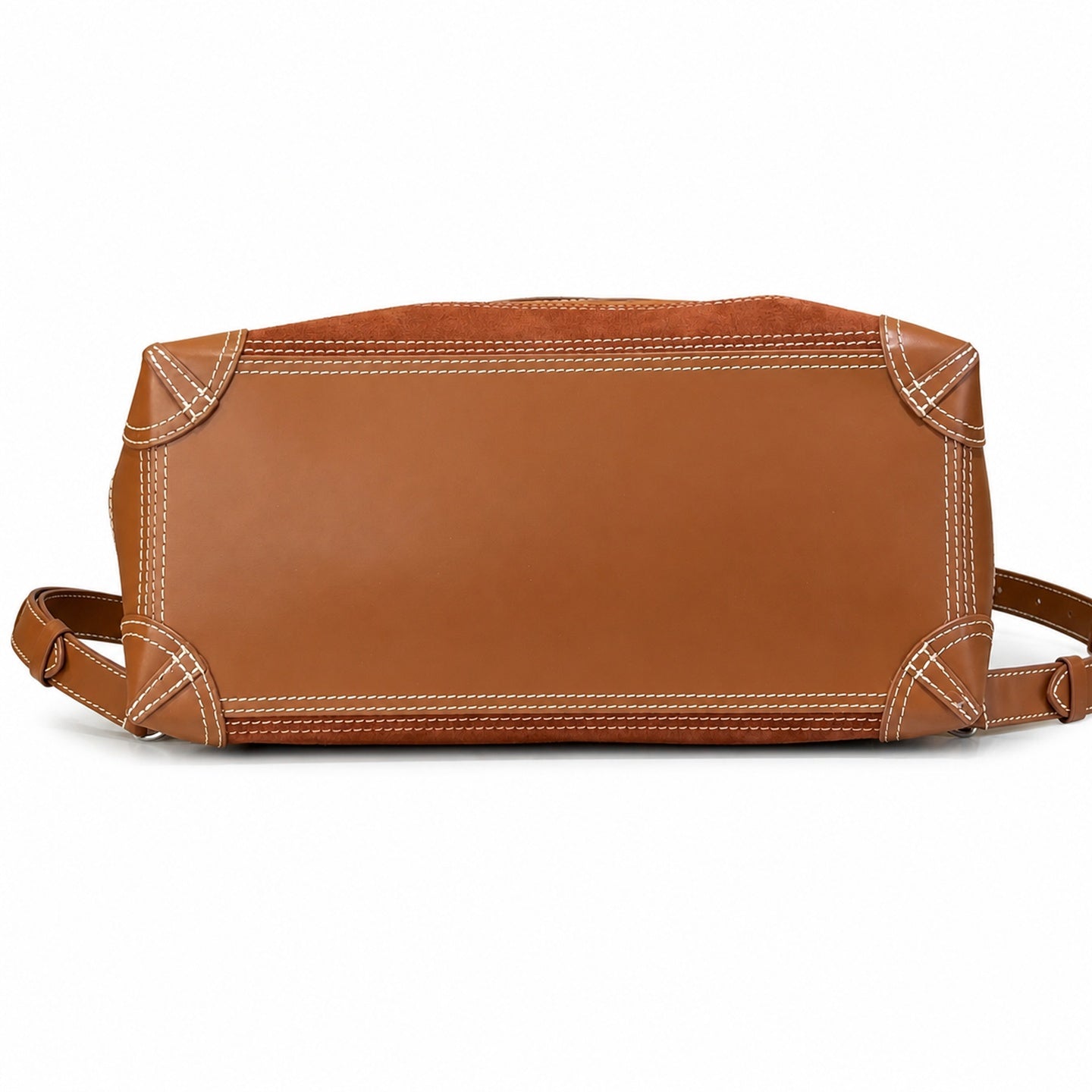 Louis Vuitton Suede Leather Brown Handbag