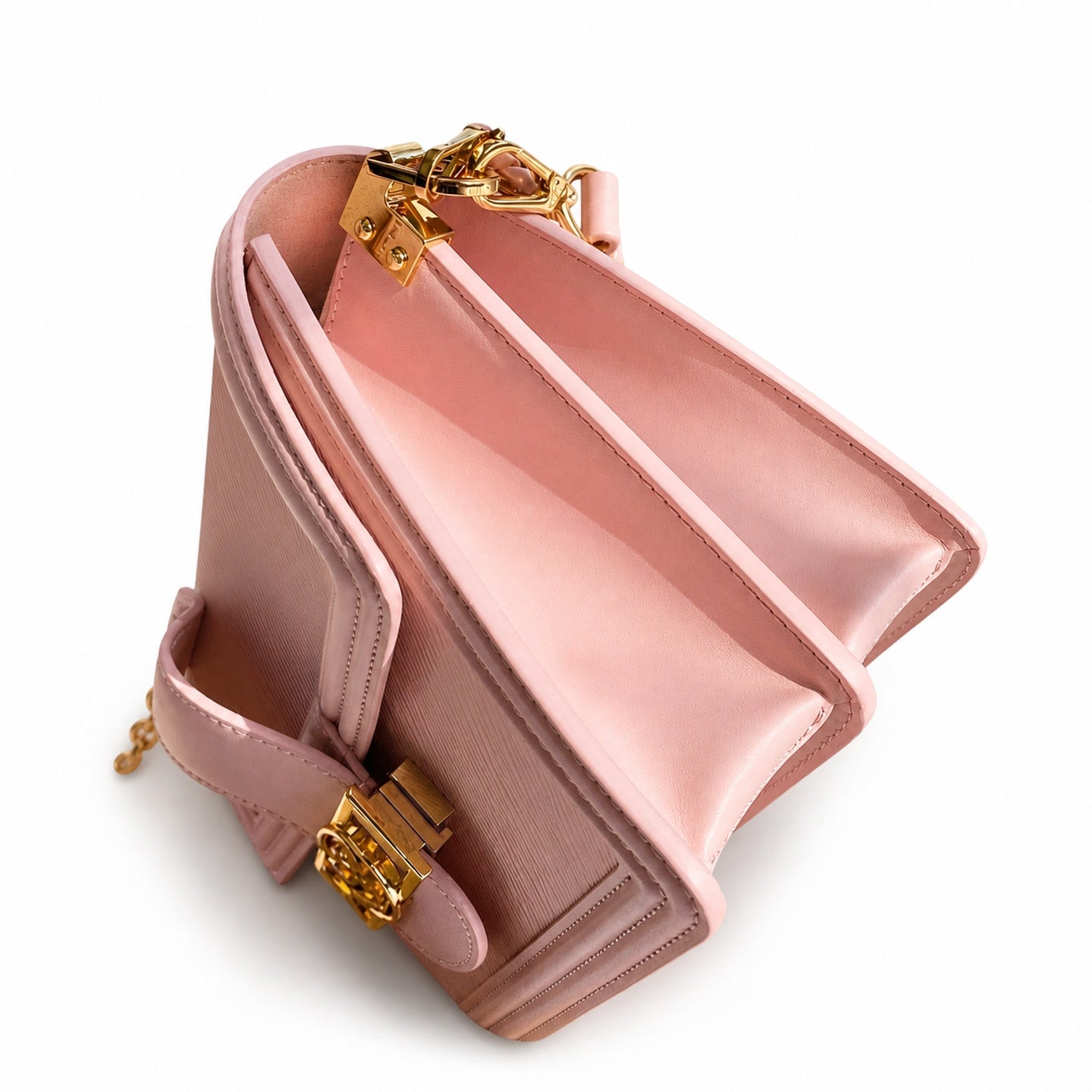 Louis Vuitton Dauphine Medium Leather Pink Handbag