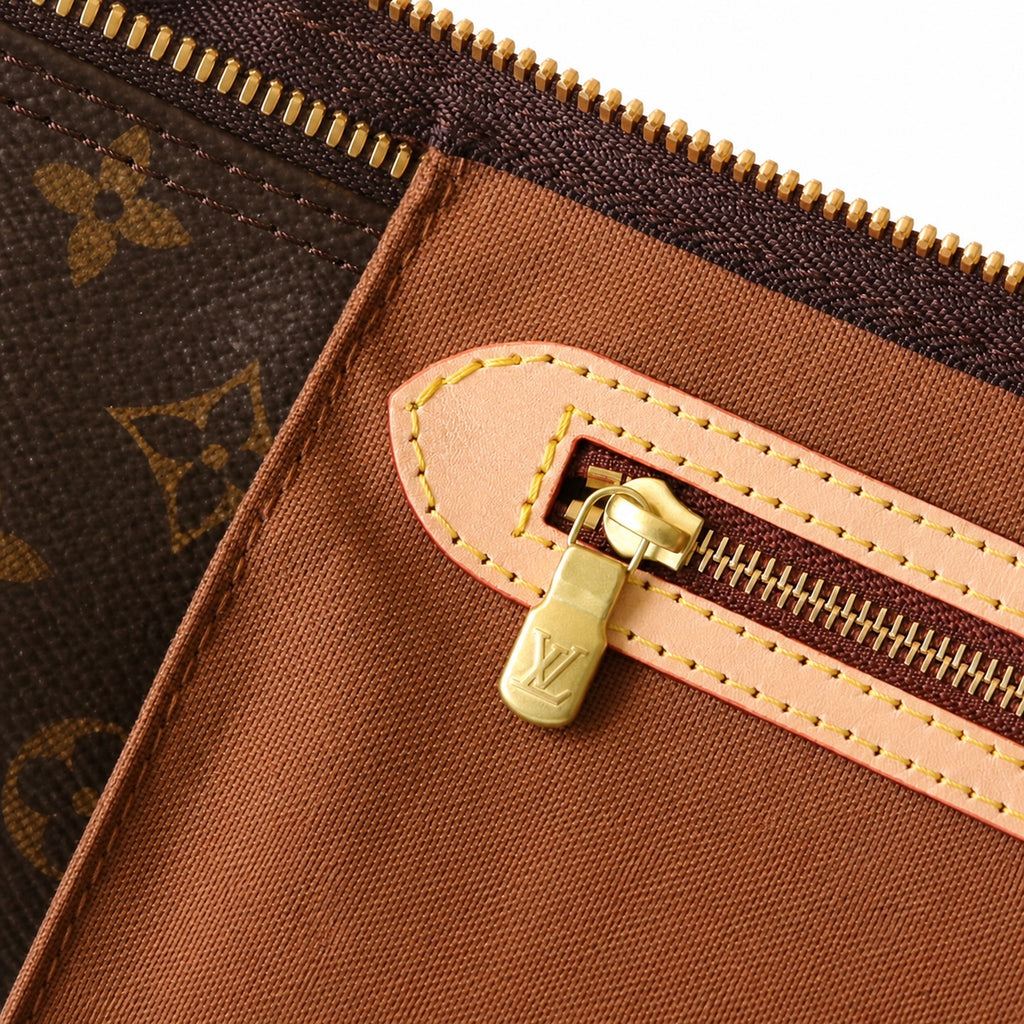 Louis Vuitton Speedy Bandouliere Canvas Leather Handbag