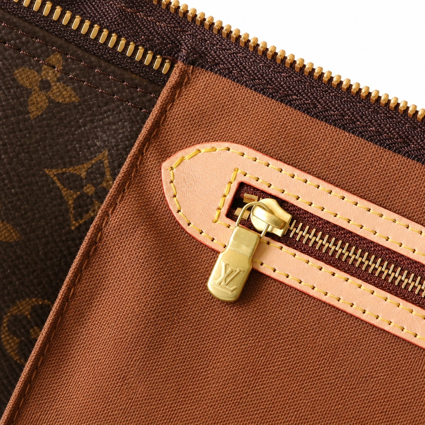 Louis Vuitton Speedy Bandouliere Canvas Leather Handbag