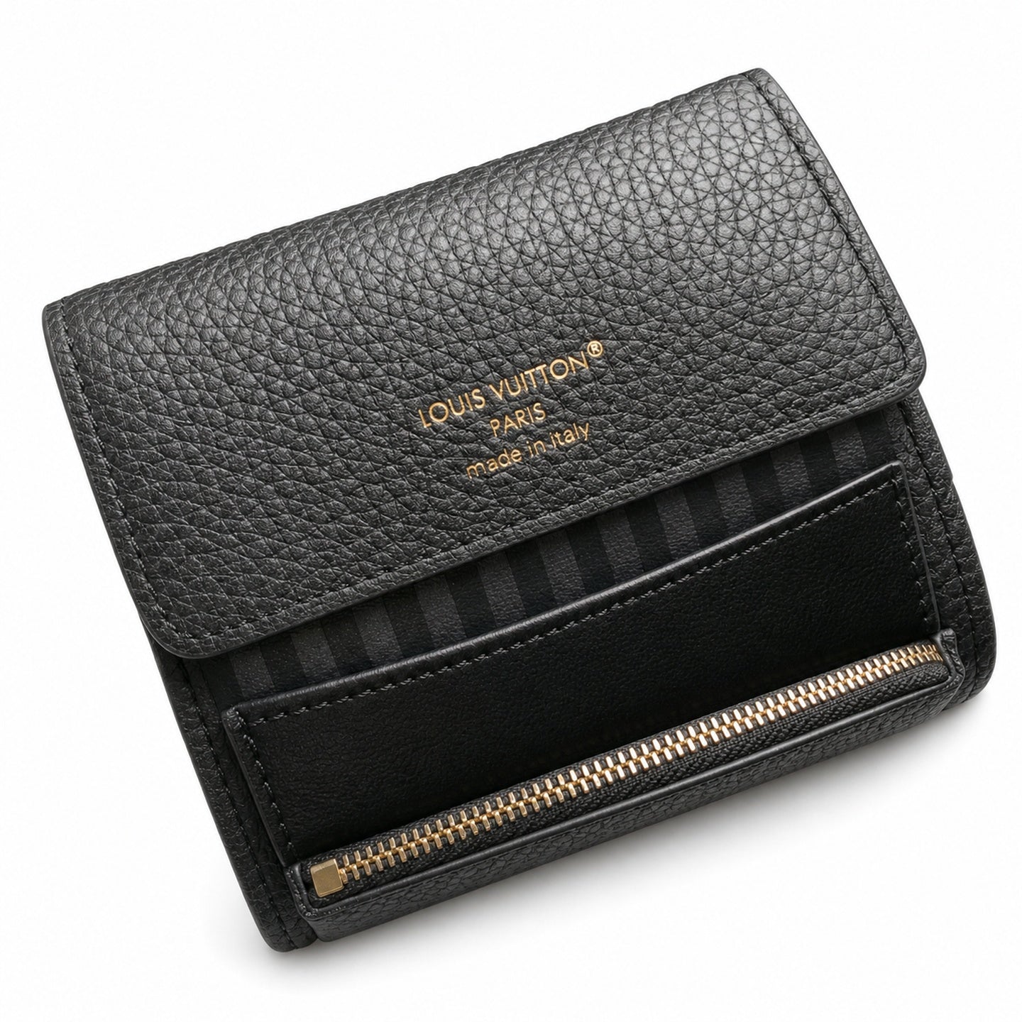 Louis Vuitton Capucines Mini Leather Black Gold Handbag