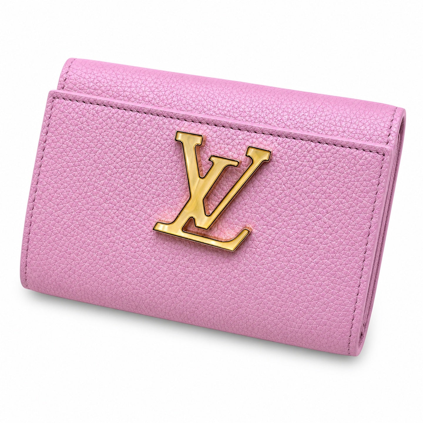 Louis Vuitton Capucines Mini Leather Purple Handbag