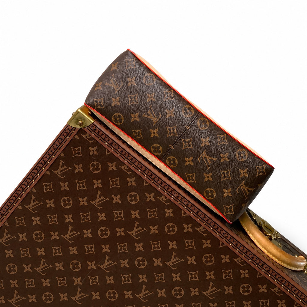 Louis Vuitton Dauphine Large Canvas Leather Handbag