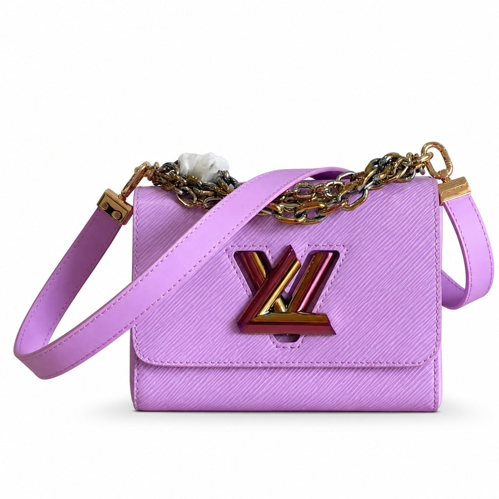 Louis Vuitton Twist Leather Red Handbag