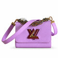 Louis Vuitton Twist Leather Red Handbag