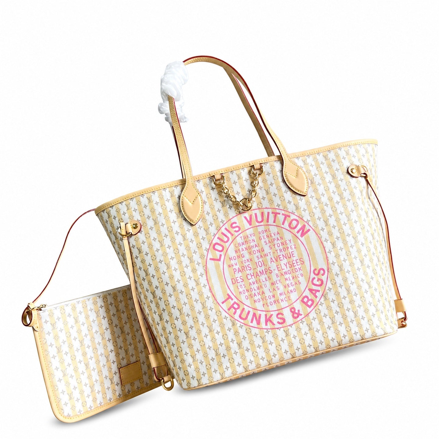 Louis Vuitton Neverfull Mini Canvas Handbag