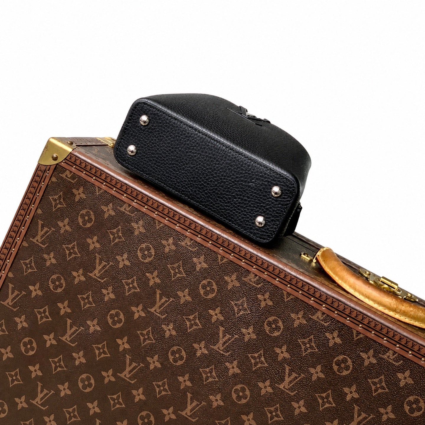 Louis Vuitton Capucines Mini Snakeskin Leather Handbag