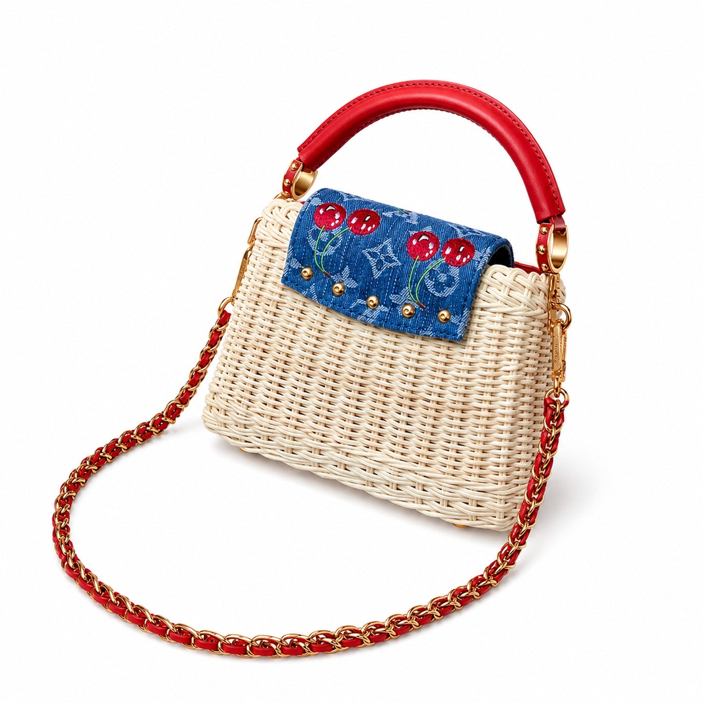 Louis Vuitton Capucines Takashi Murakami Mini Handbag