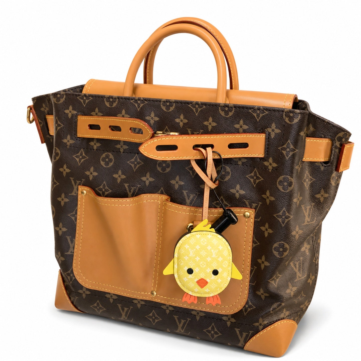 Louis Vuitton Leather Brown Handbag