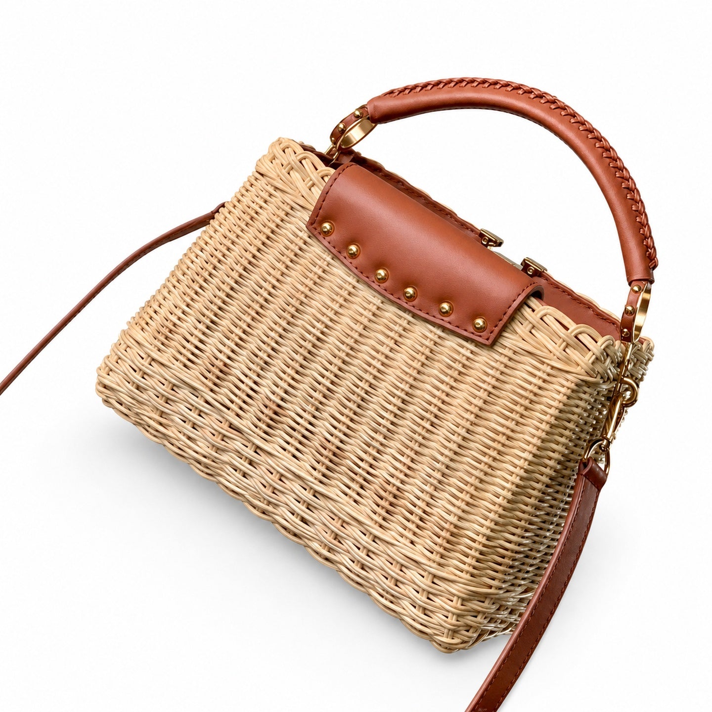 Louis Vuitton Capucines Small Brown Handbag