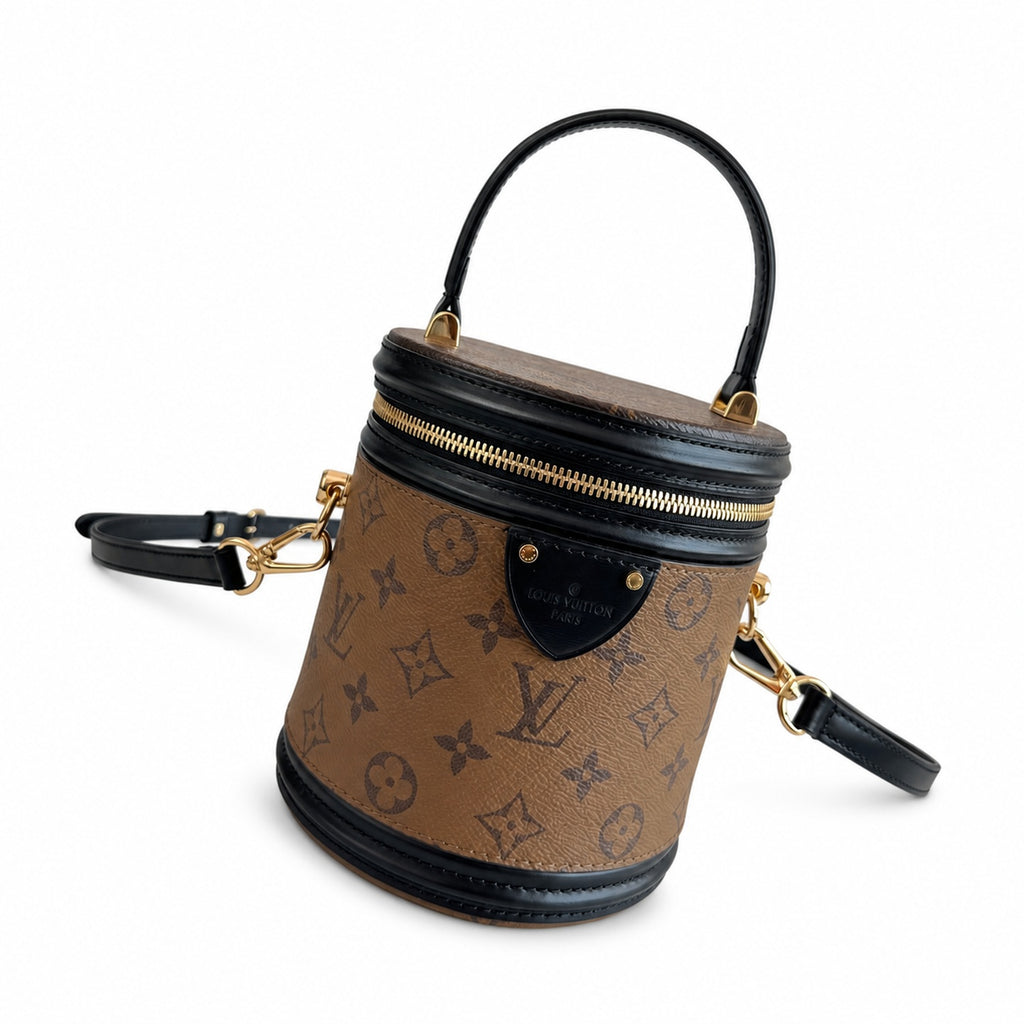 Louis Vuitton Women's Small Canvas Leather Yellow Handbag