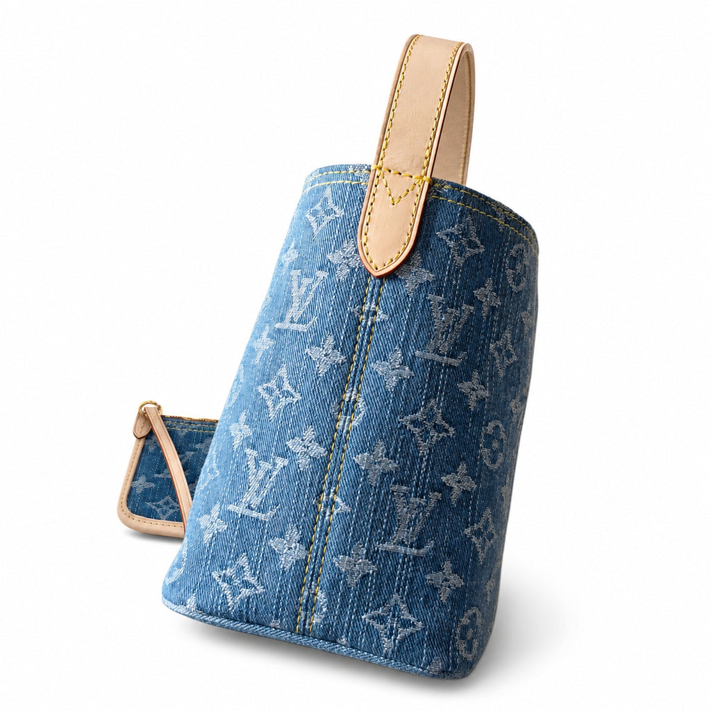 Louis Vuitton All In Denim Blue Handbag