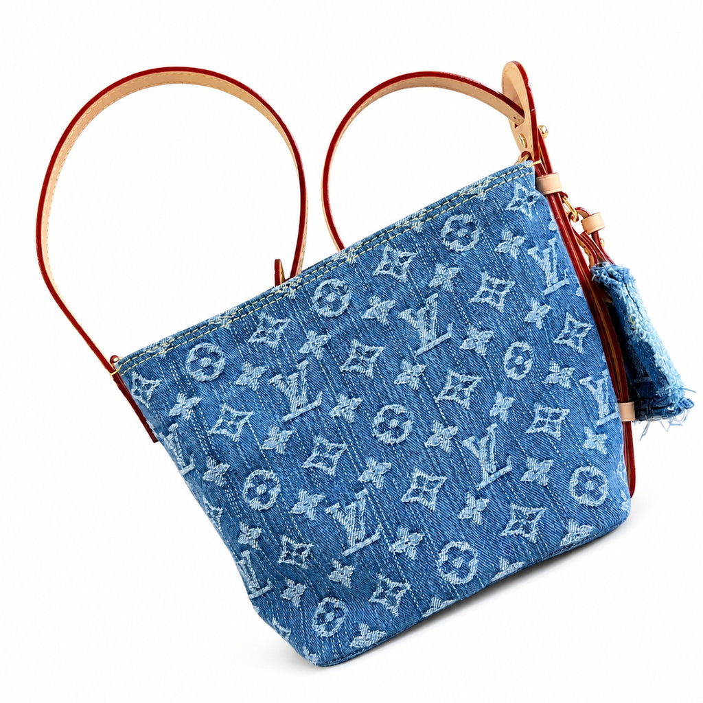 Louis Vuitton All In Denim Leather Handbag