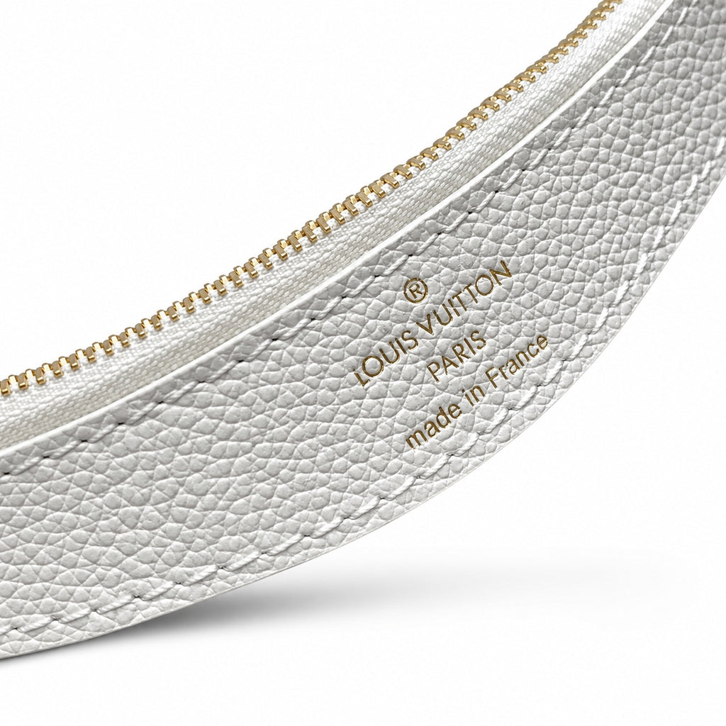 Louis Vuitton Diane Small Leather White Blue Gold Handbag