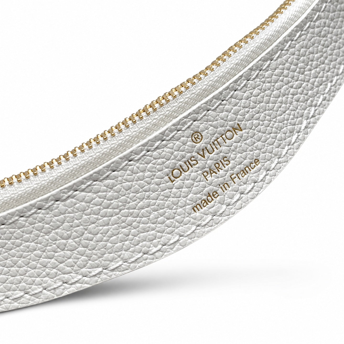 Louis Vuitton Diane Small Leather White Blue Gold Handbag