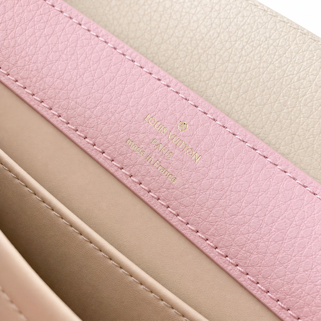 Louis Vuitton Capucines Mini Leather Pink Handbag