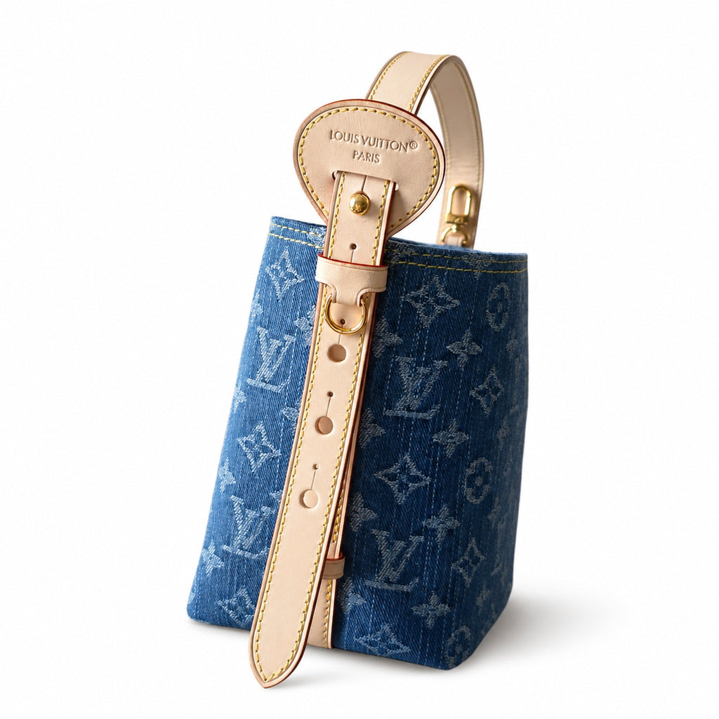Louis Vuitton All In Denim Blue Handbag