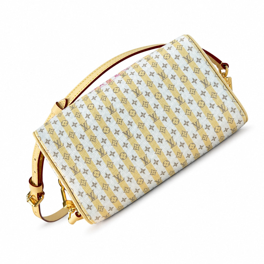 Louis Vuitton Speedy Bandouliere Mini Canvas Leather Handbag