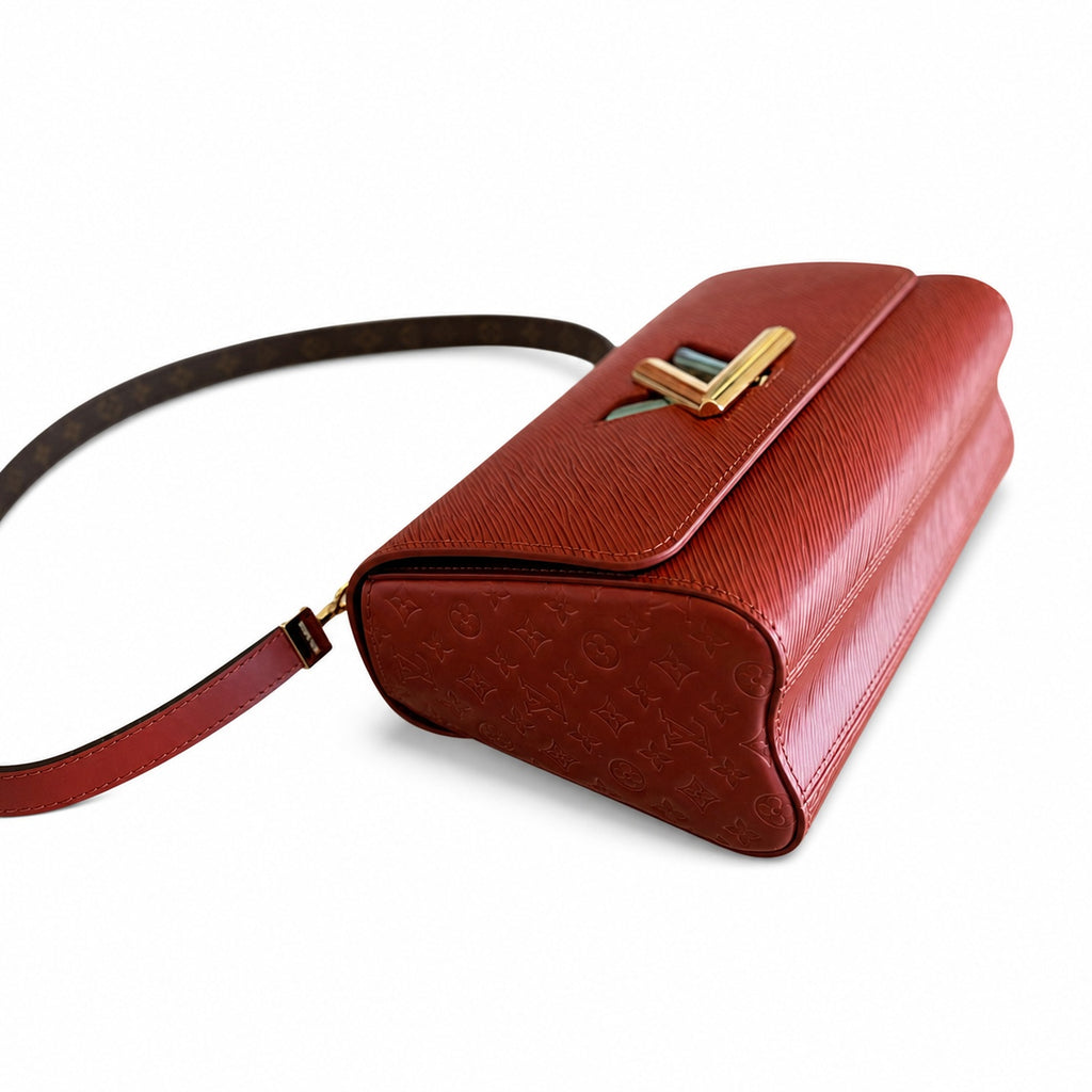 Louis Vuitton Twist Leather Gold Handbag