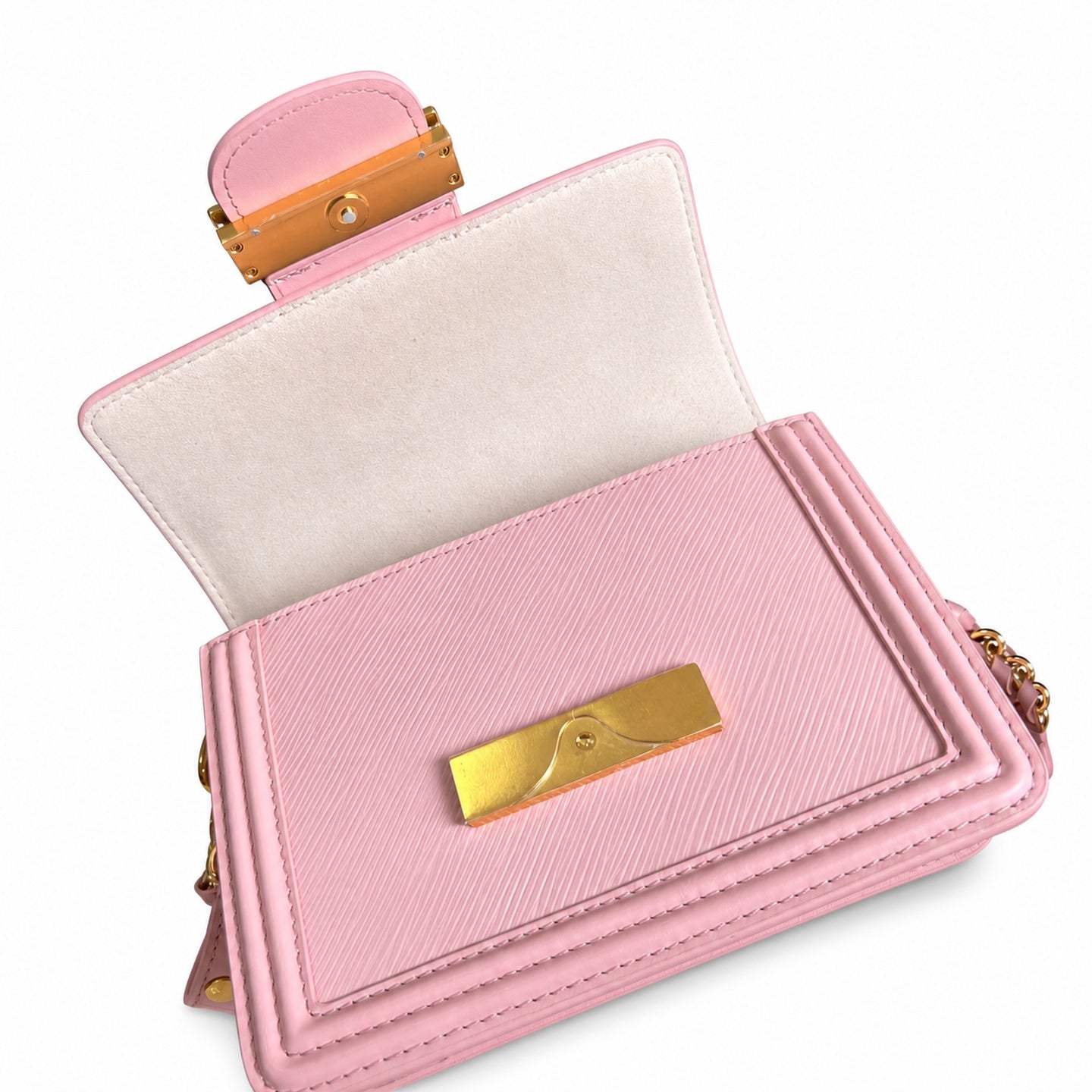 Louis Vuitton Dauphine Mini Leather Handbag