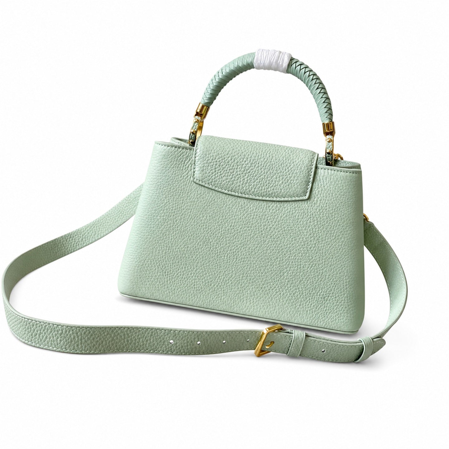 Louis Vuitton Capucines Mini Leather Green Handbag